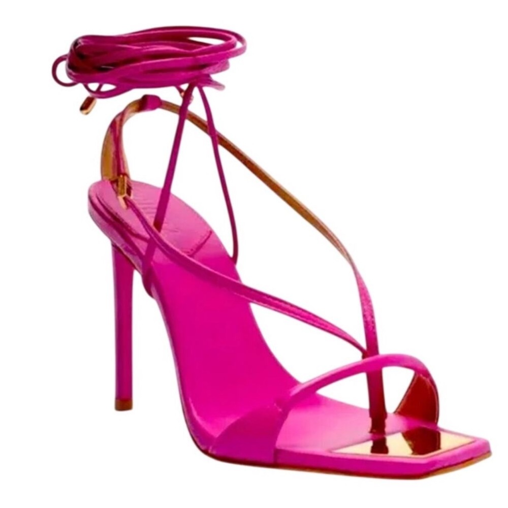 Schultz Elegant Pink Strappy Heels